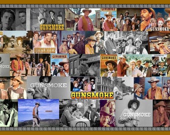 Gunsmoke 11x17 Digital Print: Western TV Show Wall Decor
