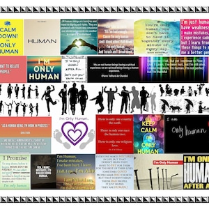 Unapologetically Human Wall Decor Print (11x17 Digital Image)