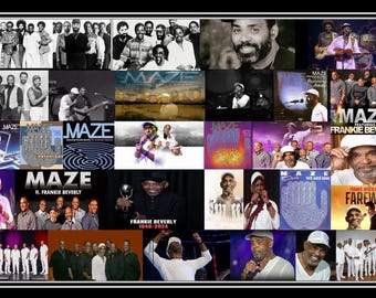Frankie Beverly & Maze Art Print: Wall Decor (11x17 Digital Download)