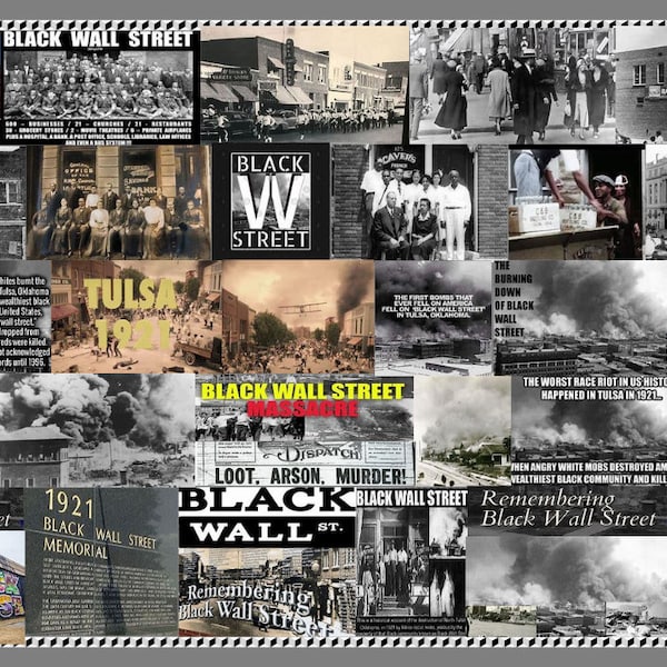 Black Wall Street Art Etsy