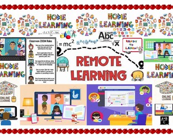 Remote Learning Digital Image: Wall Decor, Table Placemat (11x17)