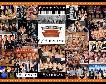 Friends TV Show Poster: 11x17 Digital Print (PNG)