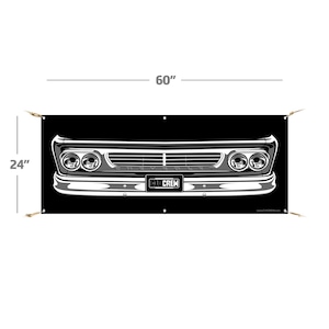 1960 C10 Truck – STRONG Quality Banner – Chevrolet Sign Silverado Auto Man Cave Art Grille Garage Men Gifts Wall Decor Print