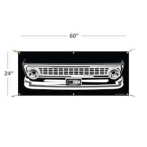 1963 C10 Truck – STRONG Quality Banner – Chevrolet Sign Silverado Auto Man Cave Art Grille Garage Men Gifts Wall Decor Print