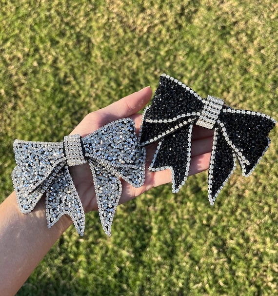 Luxury Rhinestone Bow Hair Clip – Sparkling Statement  display picture 1