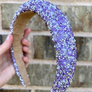 Teal Crystal Headband - Etsy display picture 2