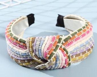 Mutlicolor Braided Headband