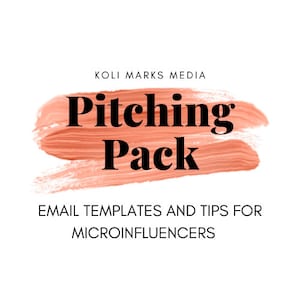 Influencer Pitching Pack