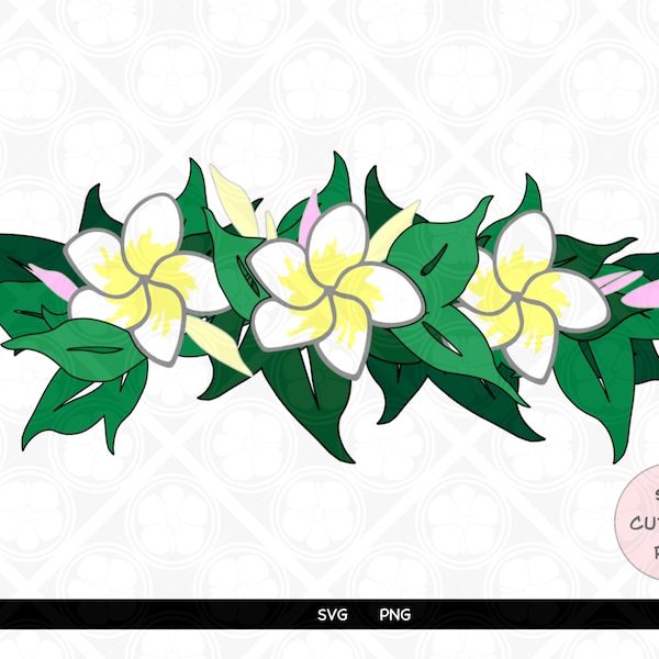 Crown Flower Lei Svg - Etsy