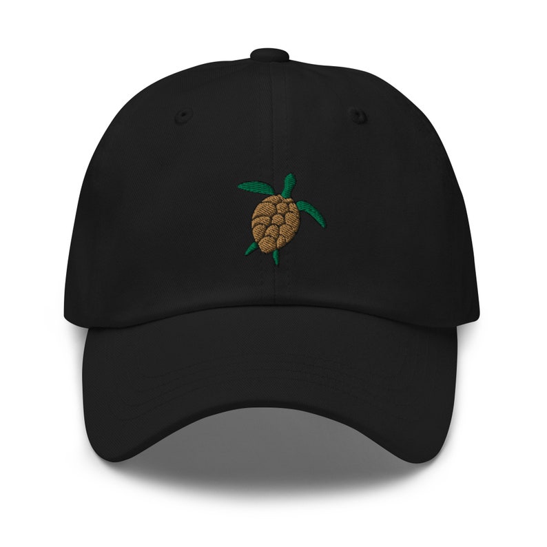 Sea turtle dad hat | Ocean life | vacation | gift idea | embroidered | baseball cap | accessory | pet love | animal love | save the planet |