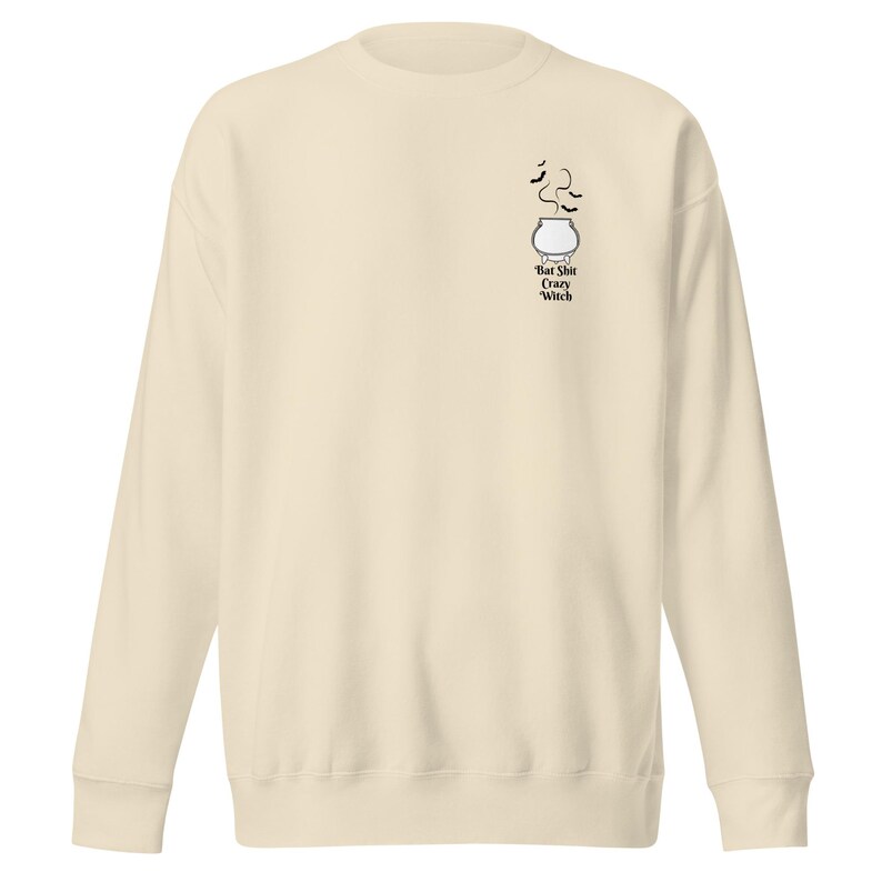 Bat shit crazy witch halloween sweatshirt and crewneck | Spooky sweater | Fall gift | Chilly weather |