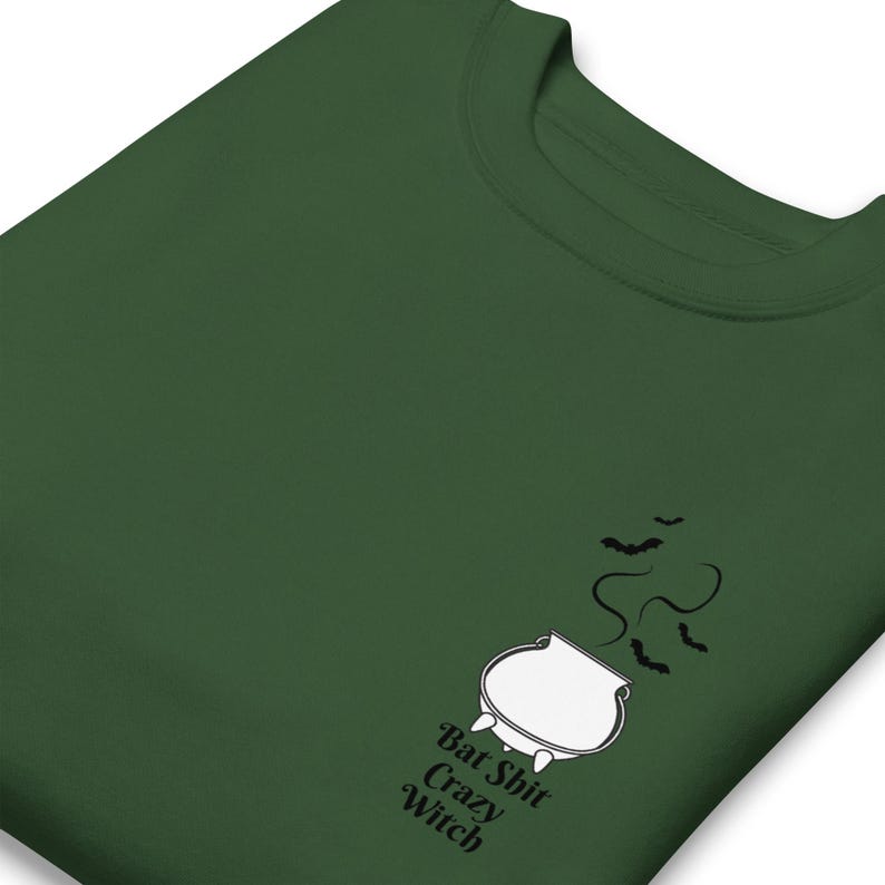 Bat shit crazy witch halloween sweatshirt and crewneck | Spooky sweater | Fall gift | Chilly weather |