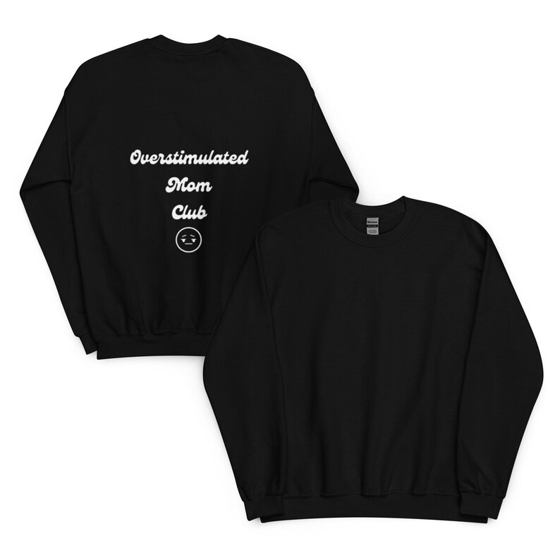 Overstimulated mom club sweater, mom gift for Mother’s Day Christmas birthday, first time mom