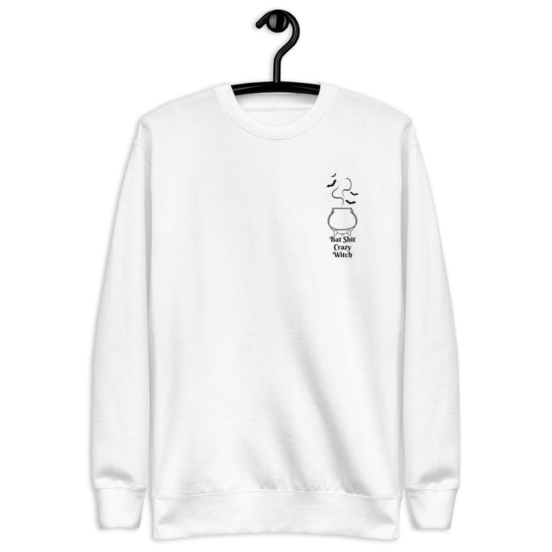 Bat shit crazy witch halloween sweatshirt and crewneck | Spooky sweater | Fall gift | Chilly weather |