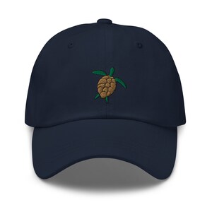 Sea turtle dad hat | Ocean life | vacation | gift idea | embroidered | baseball cap | accessory | pet love | animal love | save the planet |
