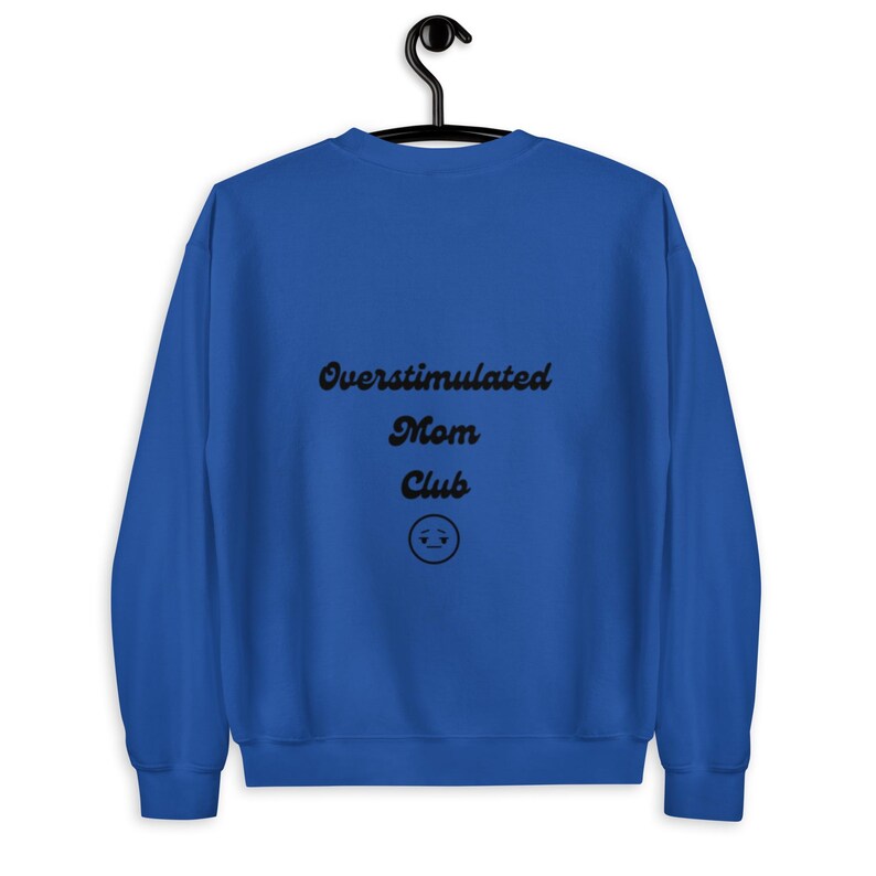 Overstimulated mom club funny witty first time mom sweater, Mother’s Day gift Christmas birthday