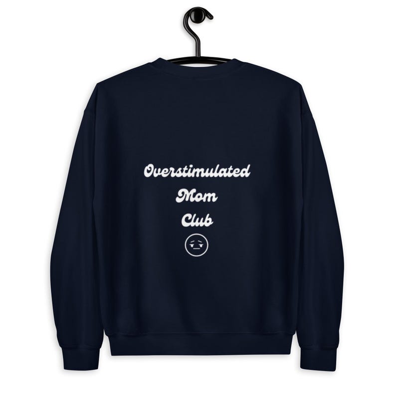 Overstimulated mom club sweater, mom gift for Mother’s Day Christmas birthday, first time mom
