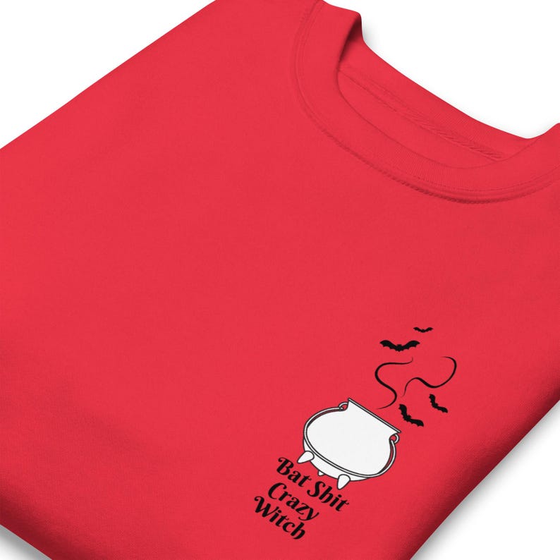 Bat shit crazy witch halloween sweatshirt and crewneck | Spooky sweater | Fall gift | Chilly weather |