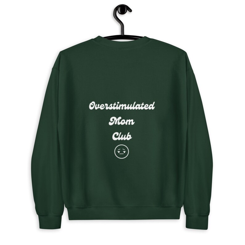 Overstimulated mom club sweater, mom gift for Mother’s Day Christmas birthday, first time mom