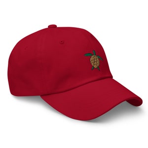 Sea turtle dad hat | Ocean life | vacation | gift idea | embroidered | baseball cap | accessory | pet love | animal love | save the planet |