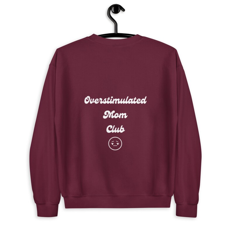 Overstimulated mom club sweater, mom gift for Mother’s Day Christmas birthday, first time mom