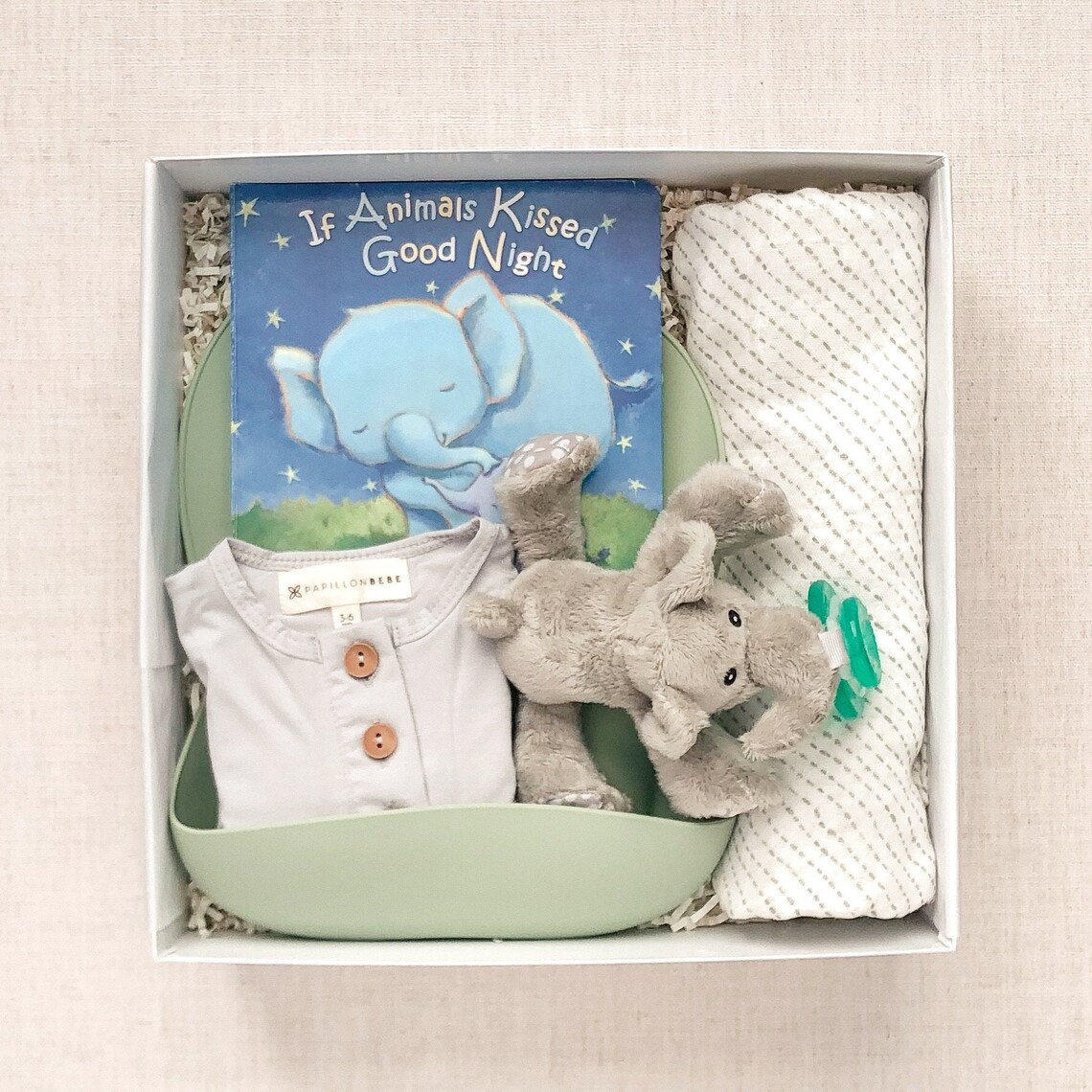 Little Elephant Baby Gift Box for All Occasion Baby Shower Etsy