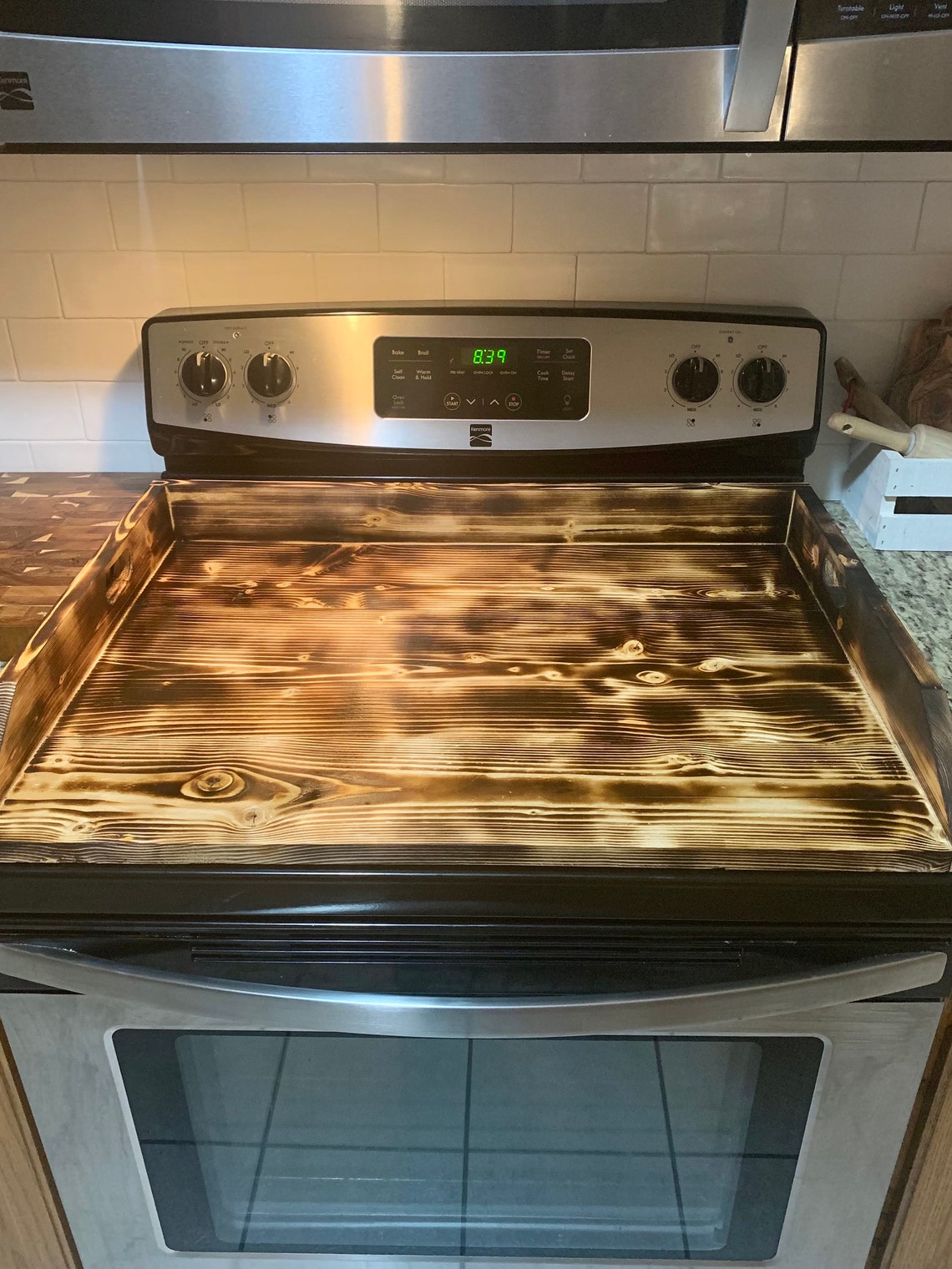 Flat top stove cover / Noodle Board Etsy