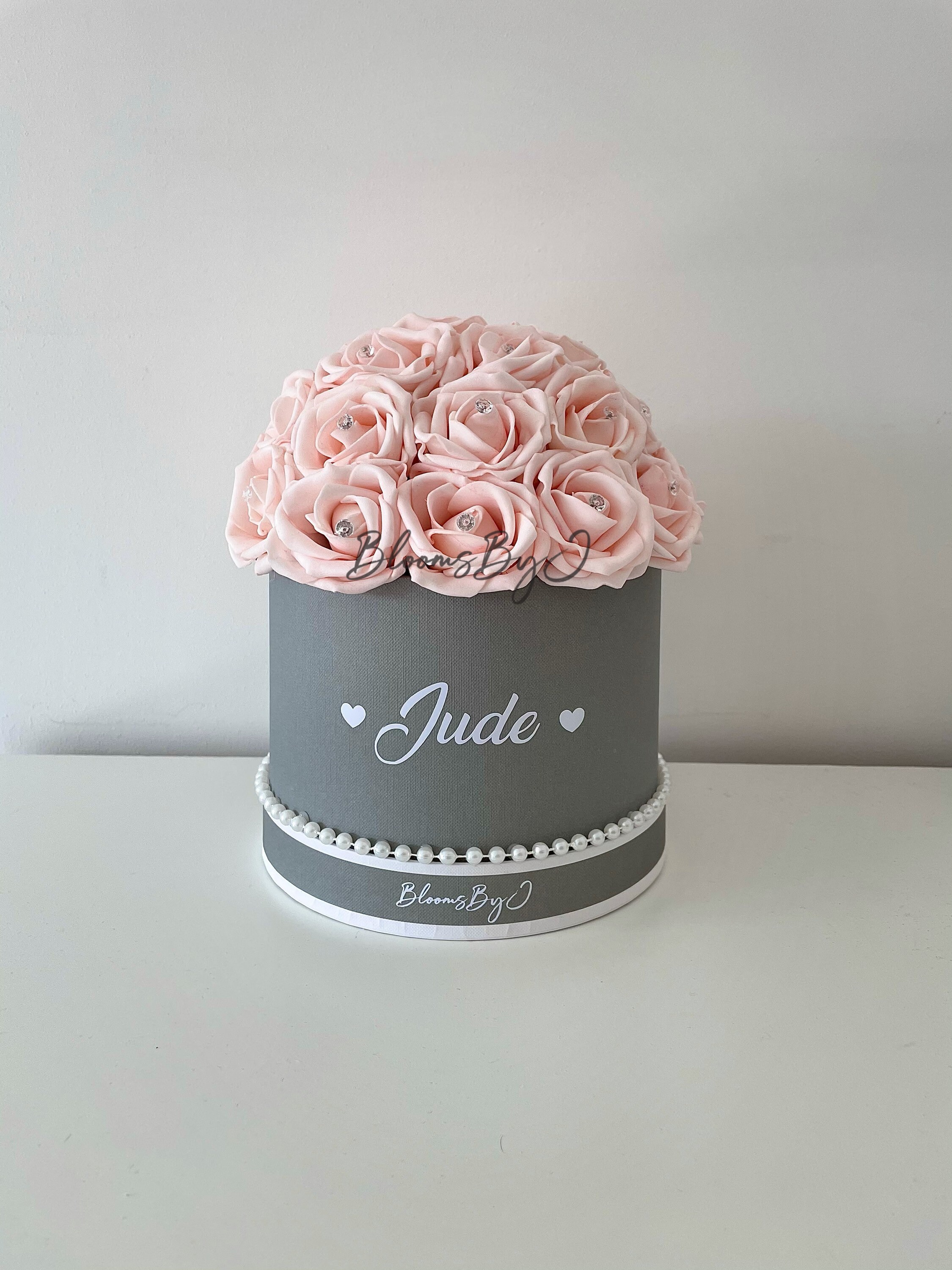 Flower box Personalised Rose Box | Etsy