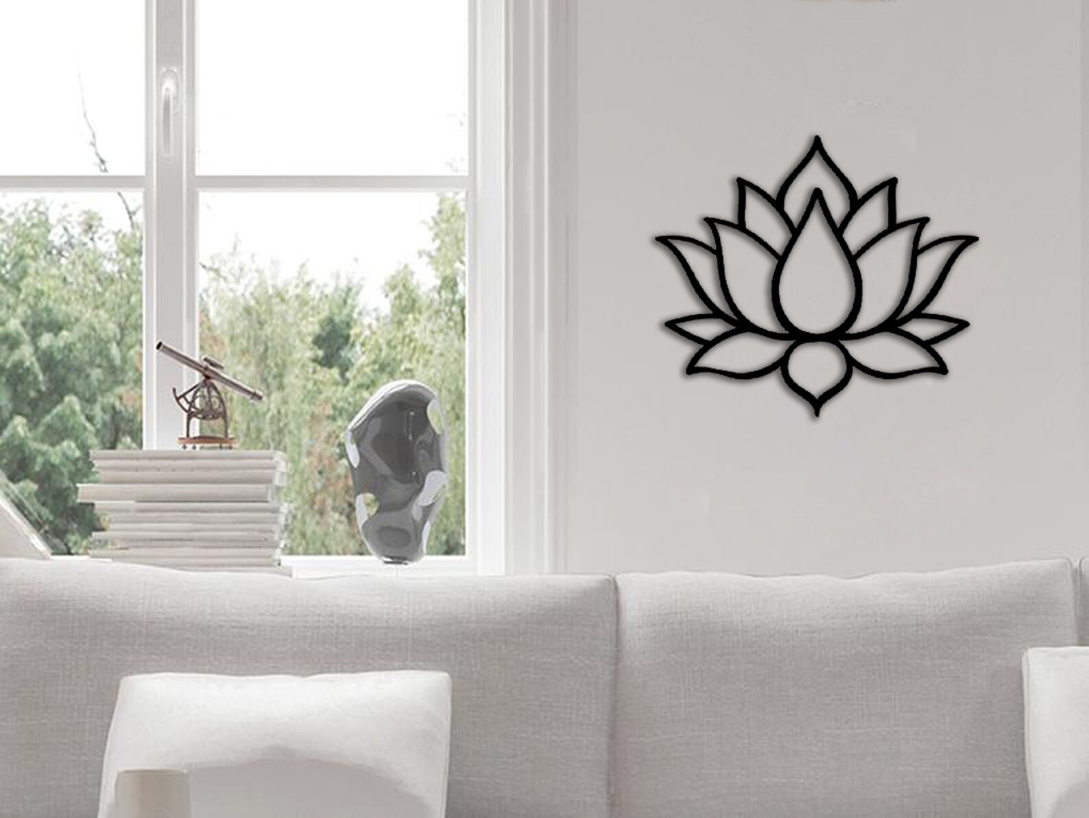 Lotus Flower Wood Wall Decor Wood Lotus Wall Art Padmasana Etsy