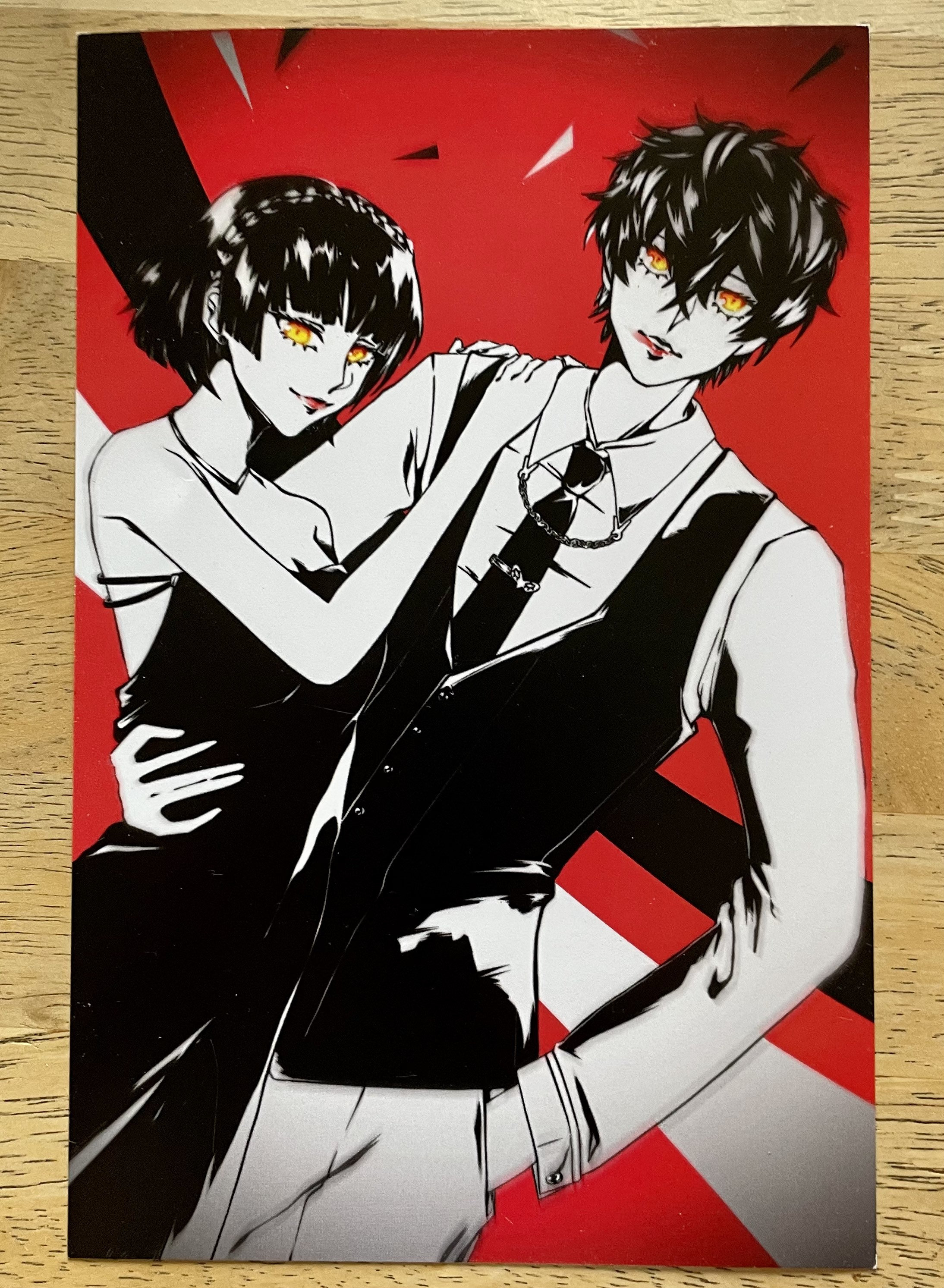 Persona 5 Makoto x Joker ShuMako Imprimir - Etsy España