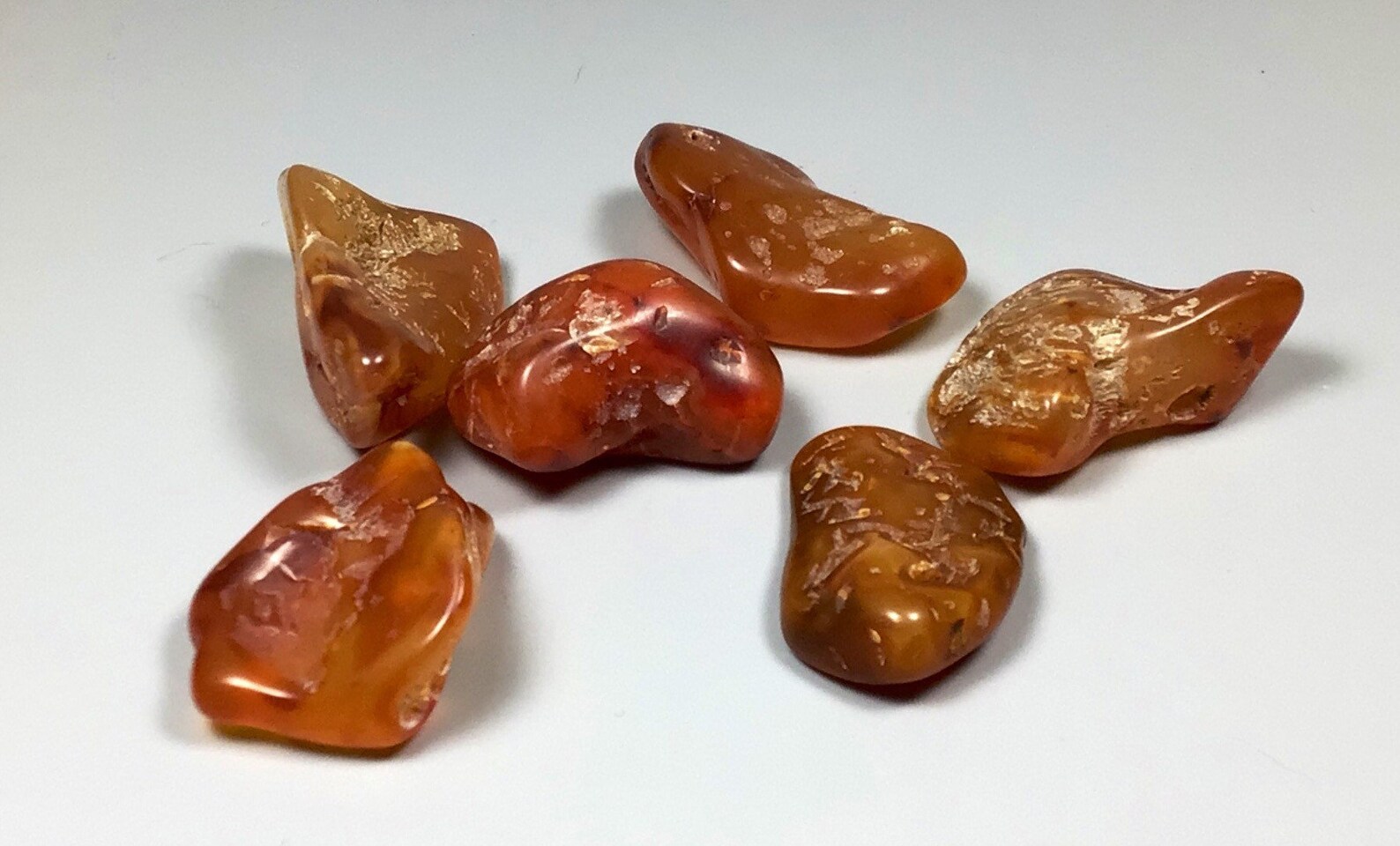 6 Oregon Red Carnelian Agates Tumble Polished Natural Gemstone Etsy