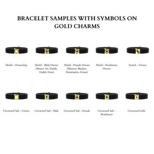 bdsm gear submissive jewelry kit gold charm