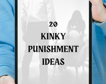 BDSM Punishment Idea Cards with QR Codes | 20 Kinky Dom Sub Activities | Bondage Discipline Guide | Femdom Mistress Digital Download