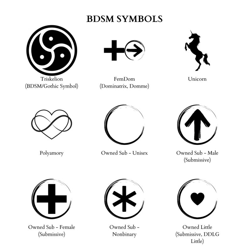 customizable bdsm jewelry bracelet goth triskelion femdom unicorn owned little