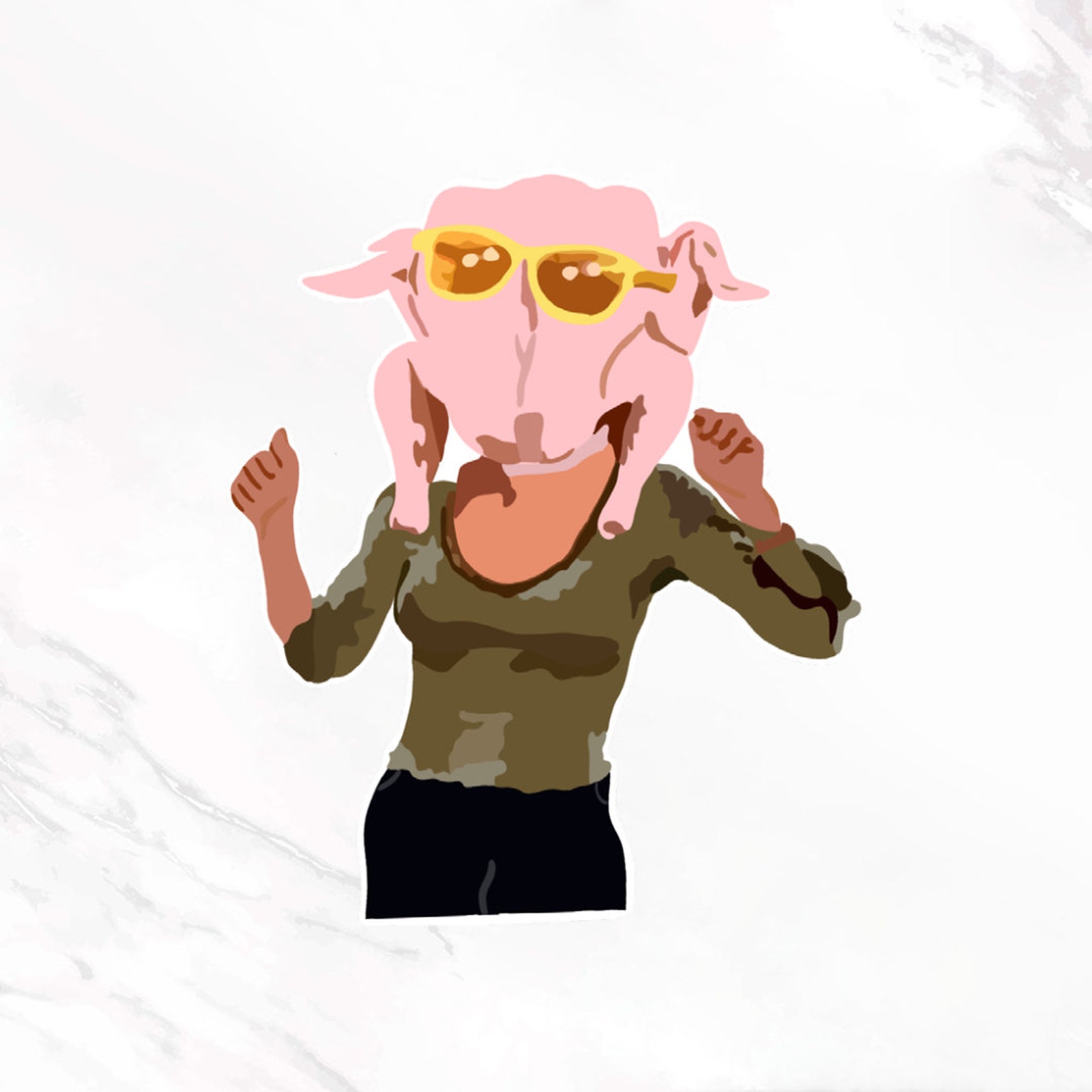 monica turkey head pop