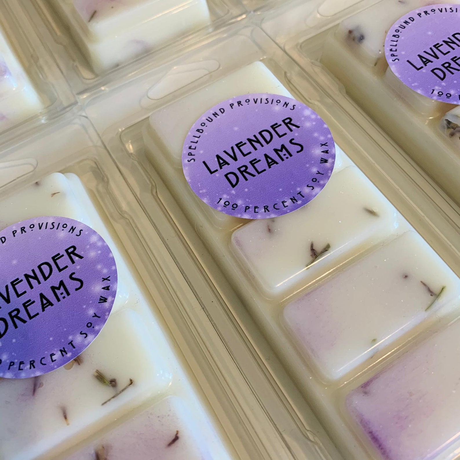 Lavender Dreams wax melt snap bar 100 soy wax Peace & Etsy