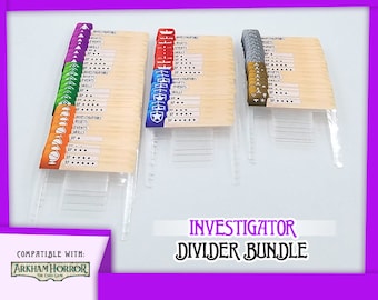 Arkham Horror: The Card Game | Investigator Dividers