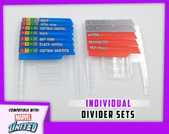 Marvel United | Individual Divider Sets