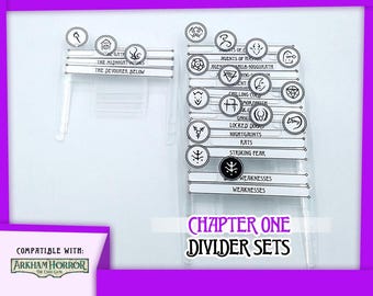Arkham Horror: The Card Game | Chapter One | Individual Divider Sets