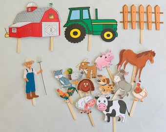 Old Macdonald (Nursery Rhyme Felt/flannel Board Story Telling / Puppets) - Quiet Play / Language and Speech Therapy