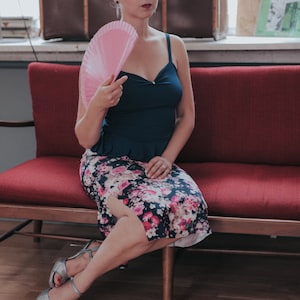 Tango  skirt with blouse  for dance and casual wear variation of colours and skirt lenght
