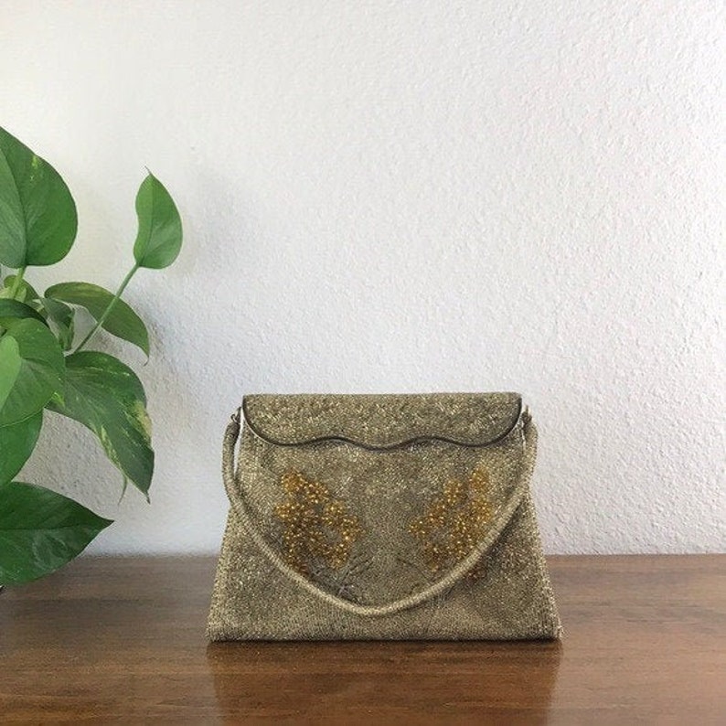 1940\u2019s Vintage Beaded Corii Tokyo Clutch