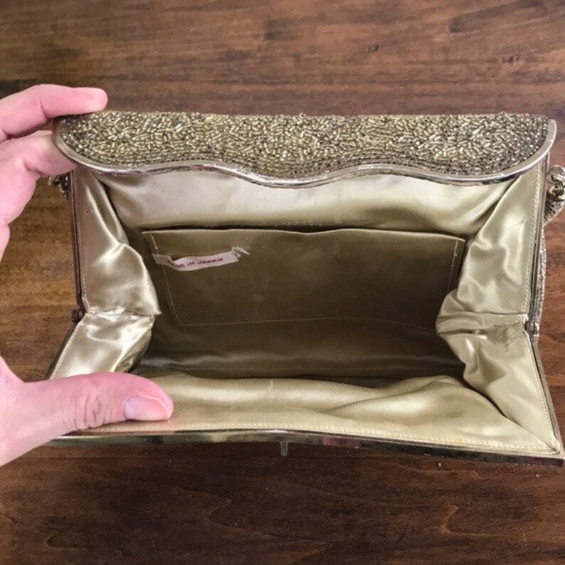 1940\u2019s Vintage Beaded Corii Tokyo Clutch