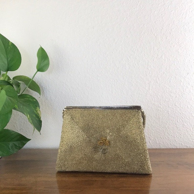 1940\u2019s Vintage Beaded Corii Tokyo Clutch
