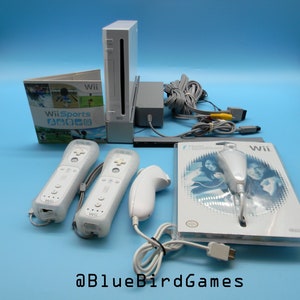 Munching Susceptible to Bot Wii White Console. Nintendo RVL-001. Wii Sports. Extra Remote - Etsy