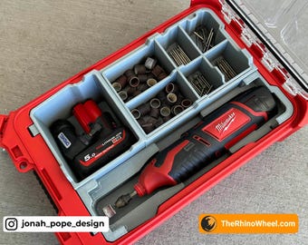 Milwaukee M12 Dremel, Tray / Insert - TheRhinoWheel - Jonah Pope -JT19-