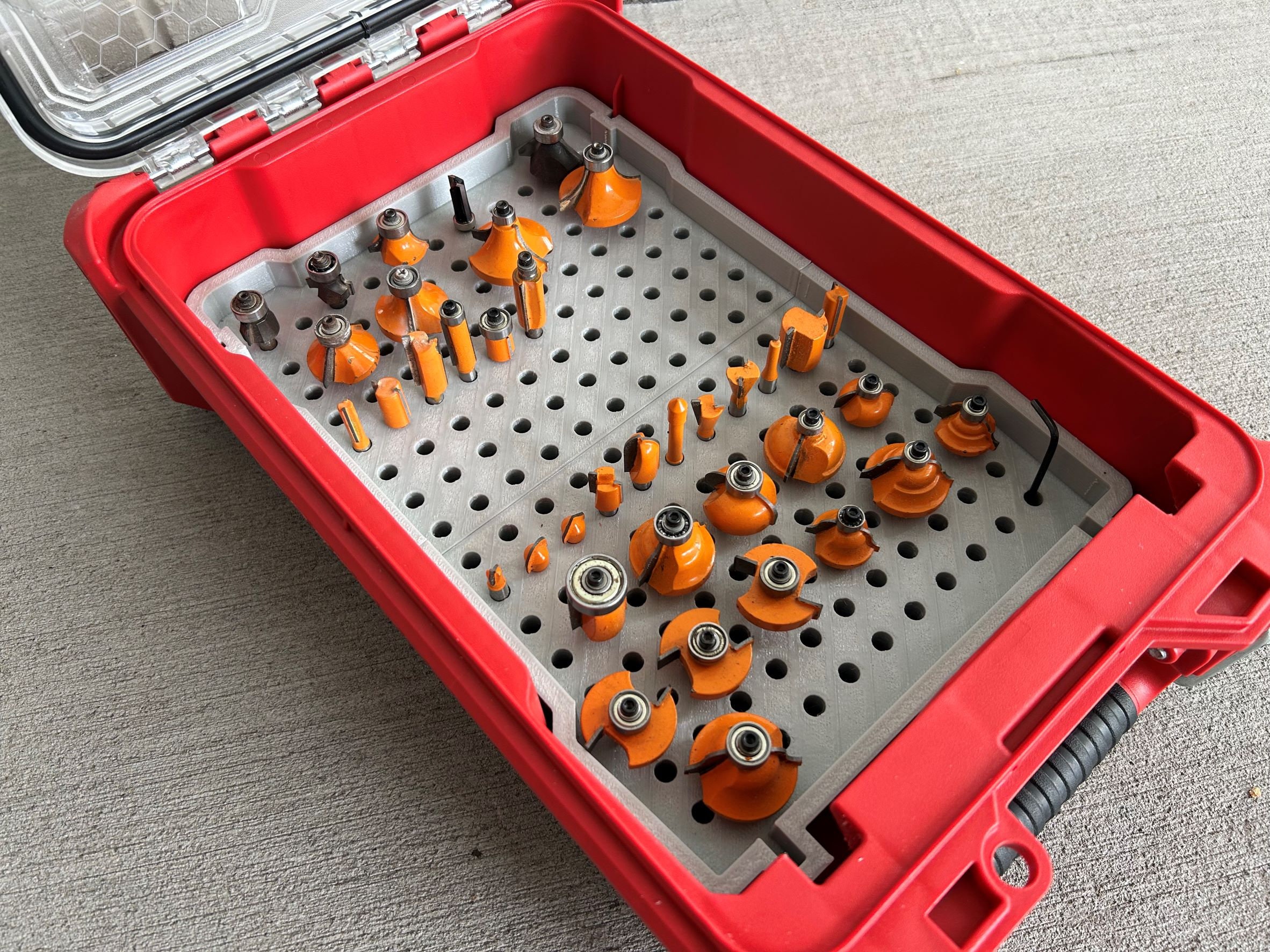 Milwaukee Router Bit Storage Tray Therhinowheel Jonah Pope JT03 - Etsy