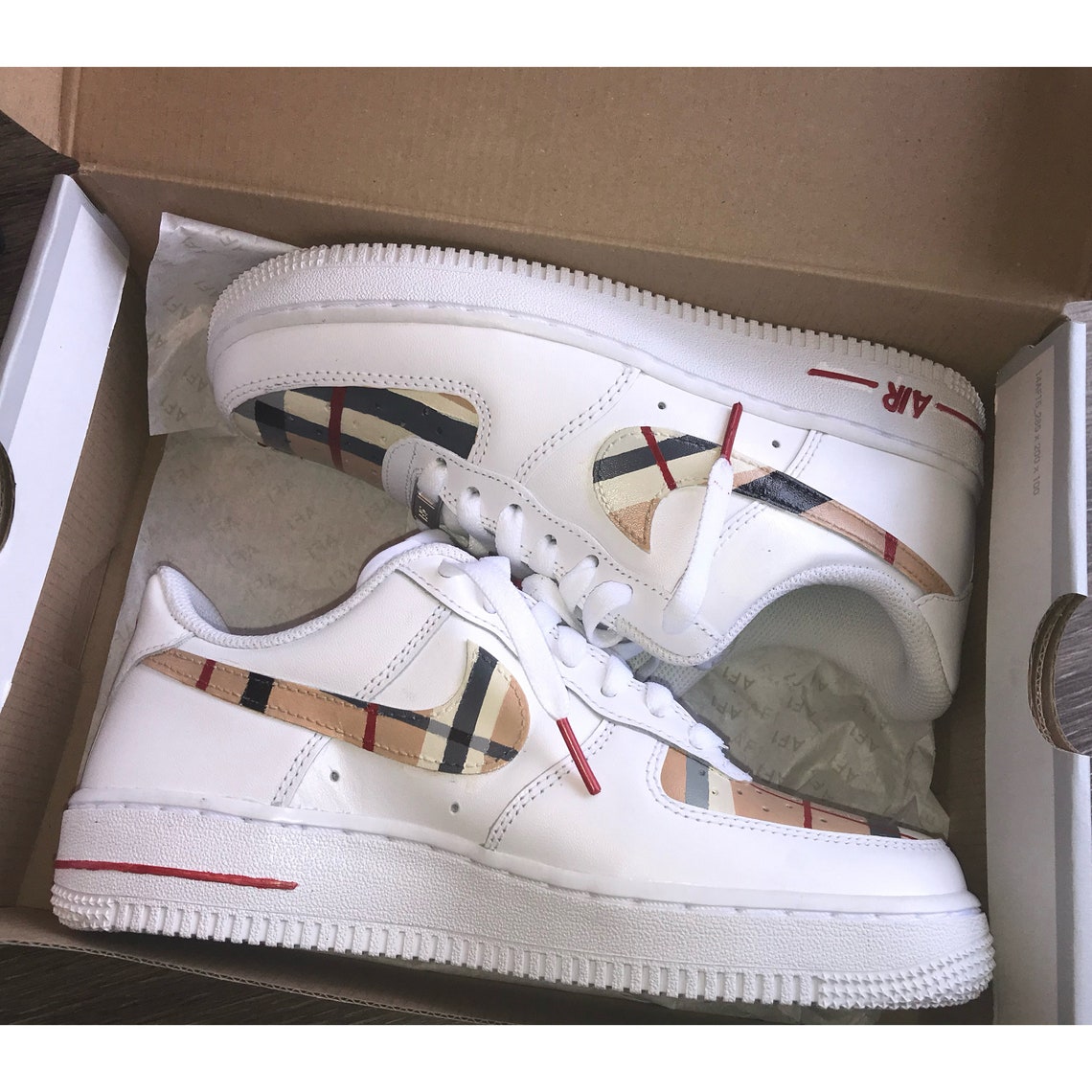 air force 1 burberry