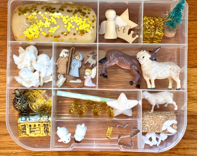 Nativity Story Advent Calendar for Kids | Bible Verse Christmas ...