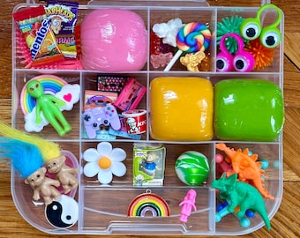 Retro 90's Sensory Kit: Playdough Kit for Kids